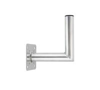 SkyRevolt - Supporto da parete in alluminio, 25 cm, certificato TÜV, tubo 50 mm, per montaggio a parete, per ciotola, 250 mm