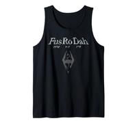 Skyrim Unrelenting Force Dragon Shout Fus Ro Dah Video Game Canotta