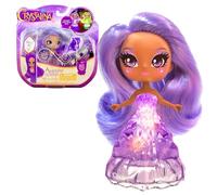 Skyrocket Crystalina 18337 - Bambola in ametista con cristalli, con supporto e amuleto