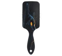SKYSHU Black Cat Spazzola per capelli districante con cuscino d'aria, antistatica, senza dolore, per donne e uomini, spazzola massaggiante per cuoio capelluto con paletta liscia e morbida al tatto