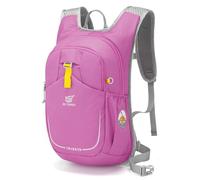SKYSPER Zaino per bambini, 15L zaino da trekking per bambini e bambine di 6-10 anni con cinghia pettorale per attività all'aperto