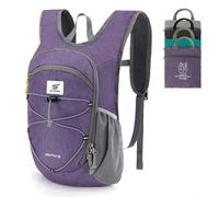 SKYSPER Zaino Pieghevole Leggero da 15L, Zaino da Escursione con Cinturino Pettorale Zaino Ripiegabile per viaggi Zainetto Piccolo per Uomo Donna