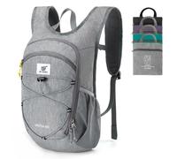 SKYSPER Zaino Pieghevole Leggero da 15L, Zaino da Escursione con Cinturino Pettorale Zaino Ripiegabile per viaggi Zainetto Piccolo per Uomo Donna
