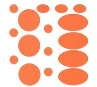 Skystuff 48 patch autoadesive di riparazione per piumini, tessuto impermeabile, autoadesivo, tessuto di nylon per riparare i fori nei vestiti, kit di riparazione della tenda, arancione