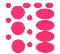 Skystuff 48 toppe in nylon per riparare piumini, kit di riparazione per tende, toppe autoadesive per riparare giacche, tende, capispalla, fissare fori nei vestiti, sacchi a pelo, rosered