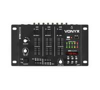 Skytec 172976 3020-Stm-Kit di 4 canali con usb/mp3, colore: nero