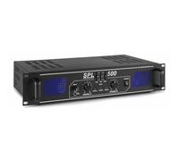 Skytec 178.791 Amplificatore Audio Stereo Finale di Potenza, 2 X 250W