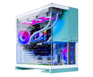 Skytech Gaming Aqua Desktop PC, Intel Ultra 9 285K 3,7 GHz (5,7 GHz Turbo), AMD RX 9070 XT 16 GB, SSD NVMe da 1 TB, RAM DDR5 da 32 GB 6000 RGB, 850 W Gold ATX 3 PSU, 360 mm ARGB AIO, Wi-Fi, Win 11