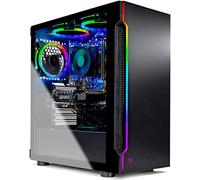 SkyTech Shadow Gaming Computer PC Desktop - Ryzen 5 3600 6-Core 3.6GHz, GTX 1660 Ti 6G, 500G SSD, 8GB DDR4 3000, RGB, AC WiFi, Windows 10 Home 64-bit, Nero