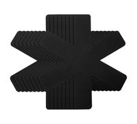 Skythrive Alta Qualità Separatori Pentole - Set 8 Pezzi (38CM) - Proteggi Pentole e Salvapadelle - Perfetti per Pentole e Padelle Antiaderenti in Acciaio Inox, Ghisa, Ceramica (Nero)