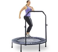 SKYWALKER TRAMPOLINES Trampolino fitness pieghevole da 101,6 cm, per interni ed esterni, corrimano in schiuma regolabile a 6 livelli, max 150 kg