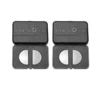 SKYWAY 2 Pack Lenti da Lettura Bifocali Adesive, Lenti Trasparenti per Lettura d'ingrandimento per Occhiali da Sole e Occhiali, Riutilizzabili, Senza Bisogno di Acqua,1.75 Diottria