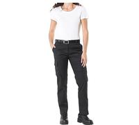 Skywear Pantaloni cargo da donna con sei tasche da lavoro, pantaloni tattici da donna con tasche multiple, disponibili nei colori blu navy e nero, Nero , 44