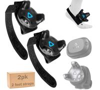Skywin Cinghie di monitoraggio della realtà virtuale per HTC Vive System Tracker, cinghie regolabili per piede e monitoraggio completo del corpo in realtà virtuale (cinghia da 2 piedi)