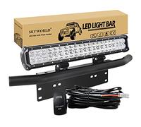 SKYWORLD 20 pollici 50 cm 126W Barra Led con Bull Bar Staffa y Cablaggio