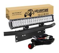 SKYWORLD 20 pollici 50 cm 126W Barra Led con Staffa Targa y 12V Cablaggio