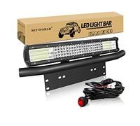 SKYWORLD 20 pollici 50 cm 510W Barra Led con Staffa Targa y 12V Cablaggio