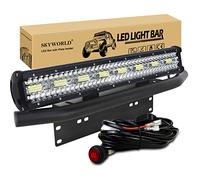 SKYWORLD 23 pollici 59 cm 480W Barra Led con Staffa Targa y 12V Cablaggio