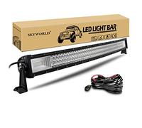 SKYWORLD 42 pollici 107 cm 540W Barra Led Curva Auto con 12V Cablaggio Kit