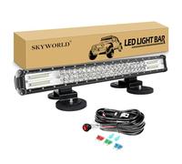 SKYWORLD 59 cm 324W Barra Led con 12V Cablaggio Kit y Magnetico Supporto