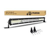 SKYWORLD Barra LED Fuoristrada 50cm 180W Ultra Sottile Fari Led Trattore 7D Barra Luce Led Combinata Faretto Fendinebbia Luce Faro da Lavoro Lampada per Auto Camion 4x4 SUV ATV UTV