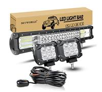 SKYWORLD Kit Barra Fari Led Fuoristrada, 20 Pollici 50 cm 288W