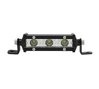 SKYWORLD LED a singola fila Barra luminosa da 4 pollici 10 cm 15 W a basso profilo Sottile Mini Slim Spotlight sulla griglia Front Back Bumper Backup Light per camion 4x4 4WD ATV UTV