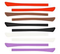 Skyzone Punte finali per occhiali, 5 paia in silicone antiscivolo per gancio per l'orecchio Grip Ear Sock Leg Tubes Sostituzione per occhiali da sole in metallo Gambe per occhiali