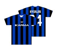 SKZ Karma T-shirt Girocollo Manica Corta Dominare World Tour Merch Donne Uomini Moda Streetwear Tee, Stile 3, L