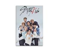 SKZ Poster di Stray Kids Kopo Poster coreano Pop Boy Band Kpop, stampa artistica da parete, stile retrò, decorazione estetica per la stanza