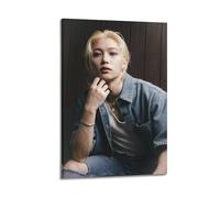 Skz Poster su tela, motivo: Kpop Stray Kids Members, Felix Yongbok Lee, decorazione artistica da parete moderna per la camera da letto, 30 x 45 cm