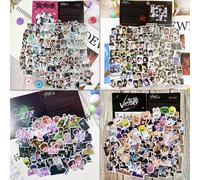 SKZOO KPOP-STAY Straykids (Dimensione singolo adesivo: circa 2 * 4cm) Adesivi per album ("The VICTORY"), ATE, GIANT. Adesivi per album di star coreane, applicabili a tazze, scooter, laptop, valigie. A