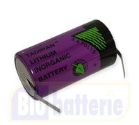 SL-2770/T TADIRAN Batteria litio Li-SOCl2 3,6V 8,5 Ah mezza torcia C con lamelle