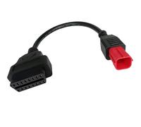 SL Elements Euro 5 su OBD2 - Cavo adattatore per moto diagnostica 6 poli a 16 pin, cavo canbus per dati dal vivo e lettura di codici di errore, Plug & Play