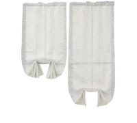 SL ROSY Tende a Coppia Regolabili in silhouette per soggiorno, sala da pranzo, camera da letto, cucina, bagno, tende per finestre (bianche) (2 TendeBianco 45x240cm)