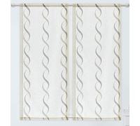 SL ROSY Tende per Finestra e Portafinestra interni soggiorno e camera (BEIGE, 2x 45x150 cm（LXA）)