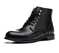 SL-Saint Stivali classici da uomo fatti a mano con punta morbida, impermeabili, in pelle bovina e lana d'Istria (Nero Pelle Fodera, Adulto, Uomo, 41, Numero, Sistema Taglie Calzature EU, Media)