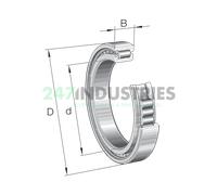 SL183056-TB INA 280 x 420 x 106 mm CYL. ROLL. SINGLE ROW Fila singola di rull...