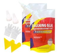 Slab Concrete Crack Waterproof Repair Sealant, Magic Caulking Glue Weather Resistant Type, Caulking Glue for Concrete Crack & Cement Crack Filler, Quick-Drying Sealing Adhesive (2pcs)