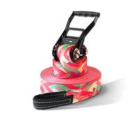 Slackline Set 15 metri • Zig Zag • Set completo con protezione degli alberi per bambini, principianti, utenti avanzati e professionisti • inclusa borsa per il trasporto
