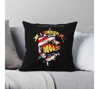 Slade Band We'll Bring The House Down, federa quadrata in poliestere e lino, con motivo in velluto, con cerniera, decorazione per cuscino da letto