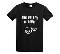 Slade Cum On Feel The Noize Rock Camping Simple Long Sleeves Breathable College Style T-Shirt Black XL