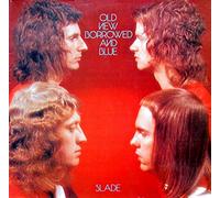 SLADE - OLD NEW BORROWED AND BLUE VINYL LP SLADE 1974[2383-261]