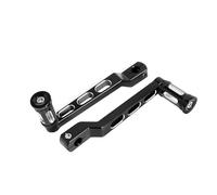 SLAHAJ 1 paio di leve del cambio con punta e tallone adatte per Harley Softail Touring Road King Electra Street Tri Glide Ultra Classic Pedale del cambio(Black)
