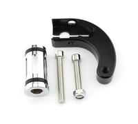 SLAHAJ Adatto per Harley Softail Fat Boy Breakout Street Bob Low Rider ST/S Leva del cambio in alluminio con pedane Pedale del cambio(D)