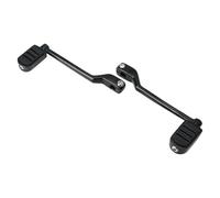 SLAHAJ Leva del cambio con punta e tallone adatta per Harley Touring Street Glide Softail Sport Glide Fat Boy Touring Road King Softail FL pedane Pedale del cambio(1 Set Black)