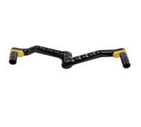 SLAHAJ Leva del cambio con punta e tallone per moto adatta per Harley Touring Electra Street Road Glide 121 117 ST Model Pedale del cambio(Black Gold)