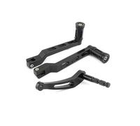 SLAHAJ Leva del cambio estesa, leva del cambio, pedane del cambio adatte per Harley Softail Slim FLSL Fat Boy FLFB Breakout FXBR 18-23 Pedale del cambio(Black A)