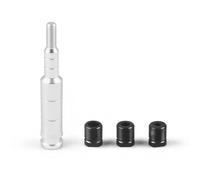 SLAHAJ Set Cavo M10x1.5 Pomello del Cambio Estensione Estensione Leva Regolabile Cambio del Cambio Adatto per Acura Gear Wire(Silver)