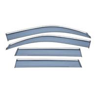 SLAHAJ Set Deflettori Vento Adatto per X-Trail Rogue Window Visor Weather Shield Deflettore finestrino Laterale Parabrezza Auto Weather Shield(B)